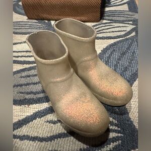 Ugg Glittery Ankle Rain Boots